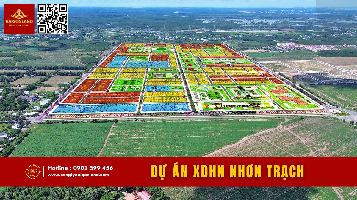 Cần bán gấp 20 nền đất dự án HUD và XDHN sổ sẵn với giá cực tốt tại Nhơn Trạch Đồng Nai. - Ảnh 1